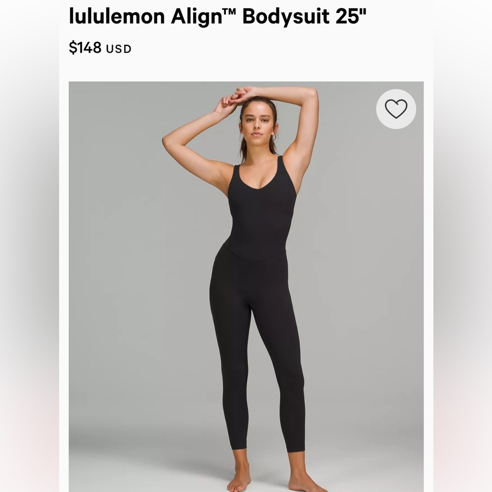 Lululemon Align bodysuit 25”